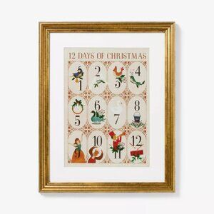 16x20 12 Days of Christmas Framed Wall Art - Threshold Studio McGee, Target 2024